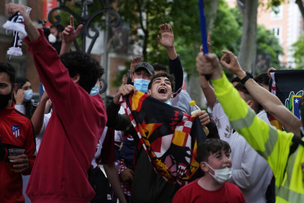 Atletico Madrid supporters 