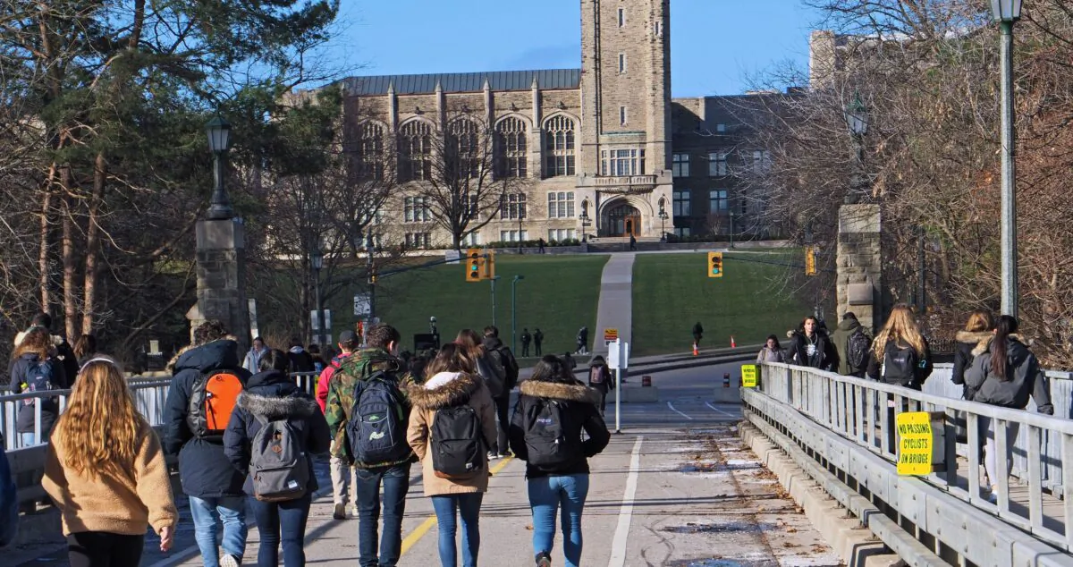 A file photo of students on a university campus. Students can apply for positions across Canada through the Federal Student Work Experience Program. (Spiroview Inc/Shutterstock)