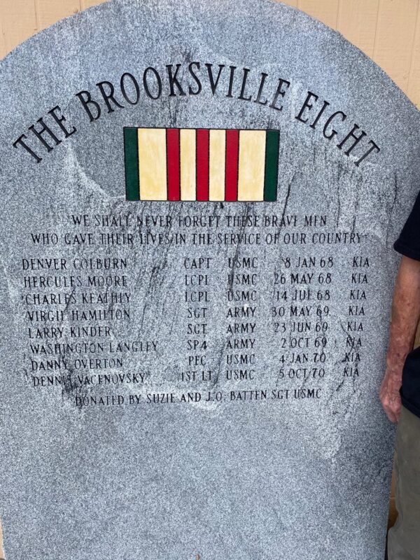 "The Brooksville Eight" monument