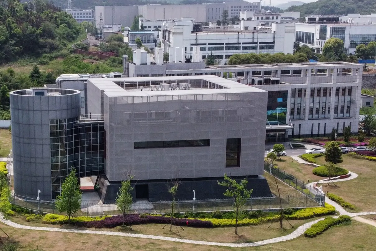 The P4 laboratory at the Wuhan Institute of Virology in Wuhan, China, on April 17, 2020. (Hector Retamal/AFP via Getty Images)