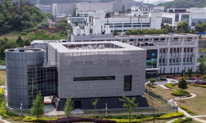  P4 laboratory at the Wuhan Institute of Virology in Wuhan, China, on April 17, 2020. (Hector Retamal/AFP via Getty Images)