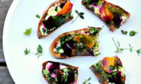 Sandwich Art on a Plate