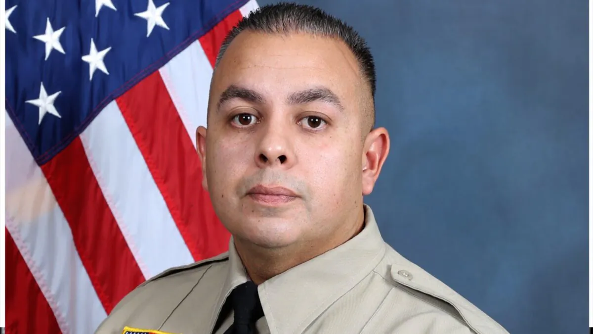 Sergeant Dominic Vaca, 43, a 17-year veteran of the San Bernardino County Sheriff's Office and a sergeant at the Morongo Basin Station. (Courtesy of San Bernardino County Sheriff's Office)