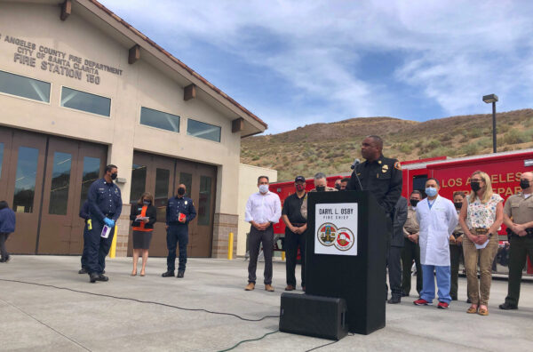 Los Angeles County Fire Chief Daryl Osby