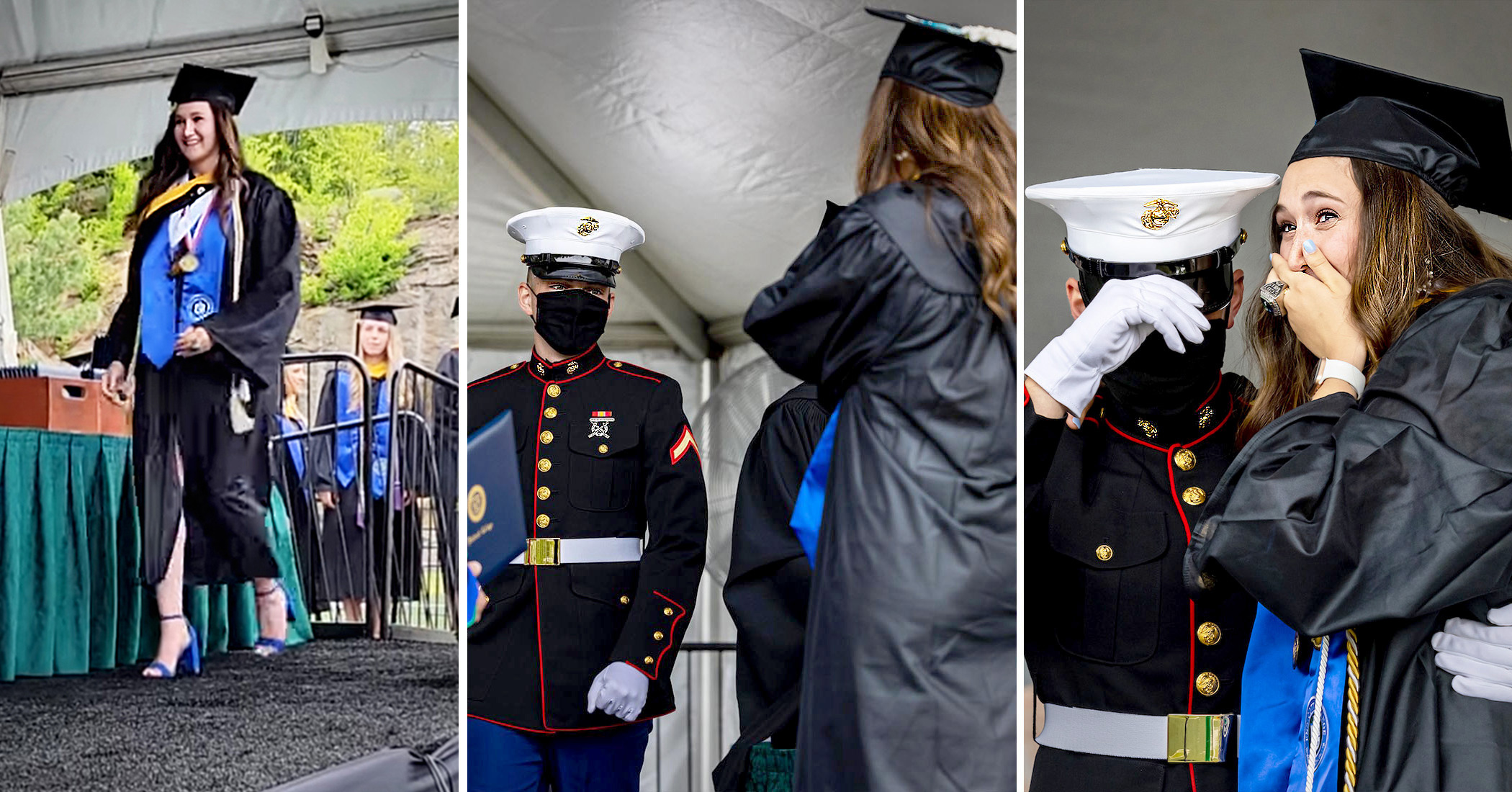 US Marine Said He Couldn't Attend Older Sister's Grad—But Appears for Heart Stopping Reunion - Vimarsana News