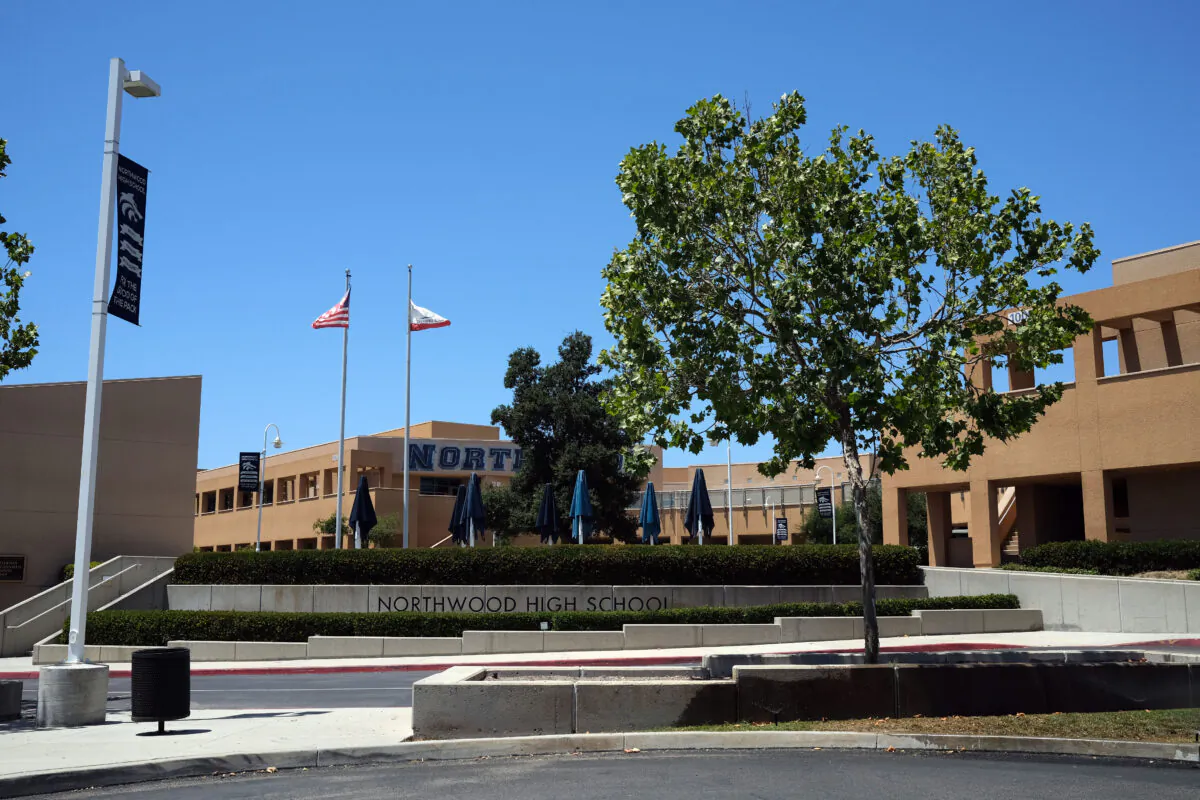Northwood High School in Irvine, Calif., on June 2, 2021. (John Fredricks/The Epoch Times)