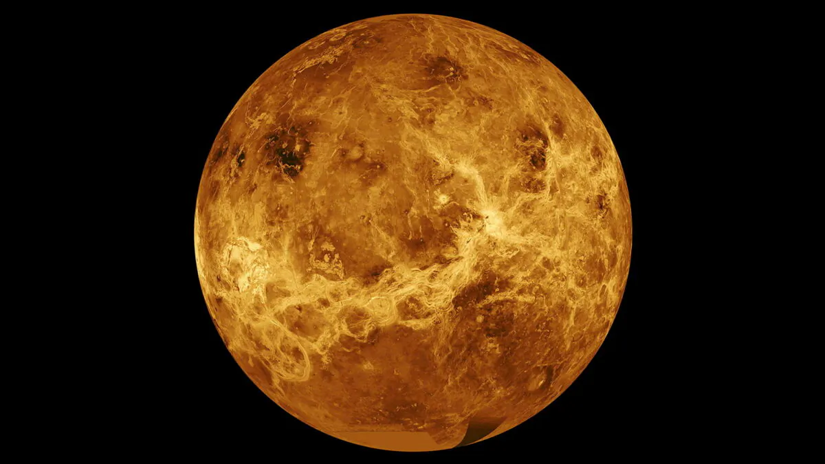 An undated composite image of planet Venus. (NASA/JPL-Caltech/Handout via Reuters)