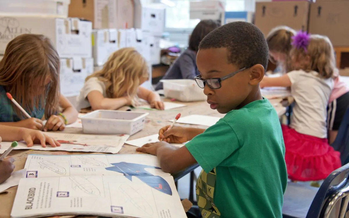 A scene in a primary school in metropolitan Atlanta, Georgia. (CDC/Unsplash)