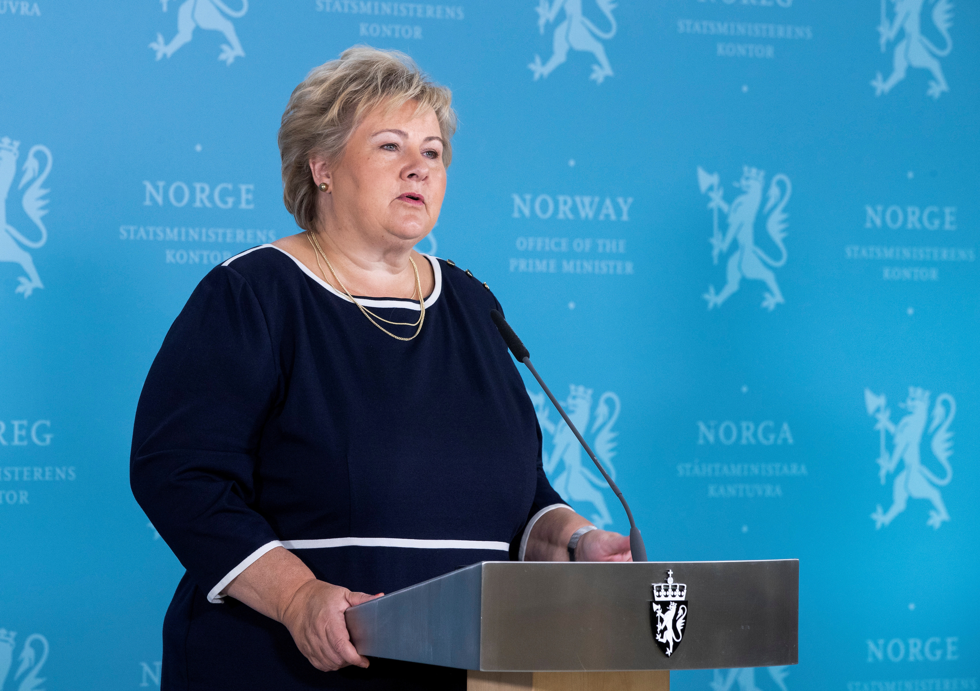 Президент норвегии на