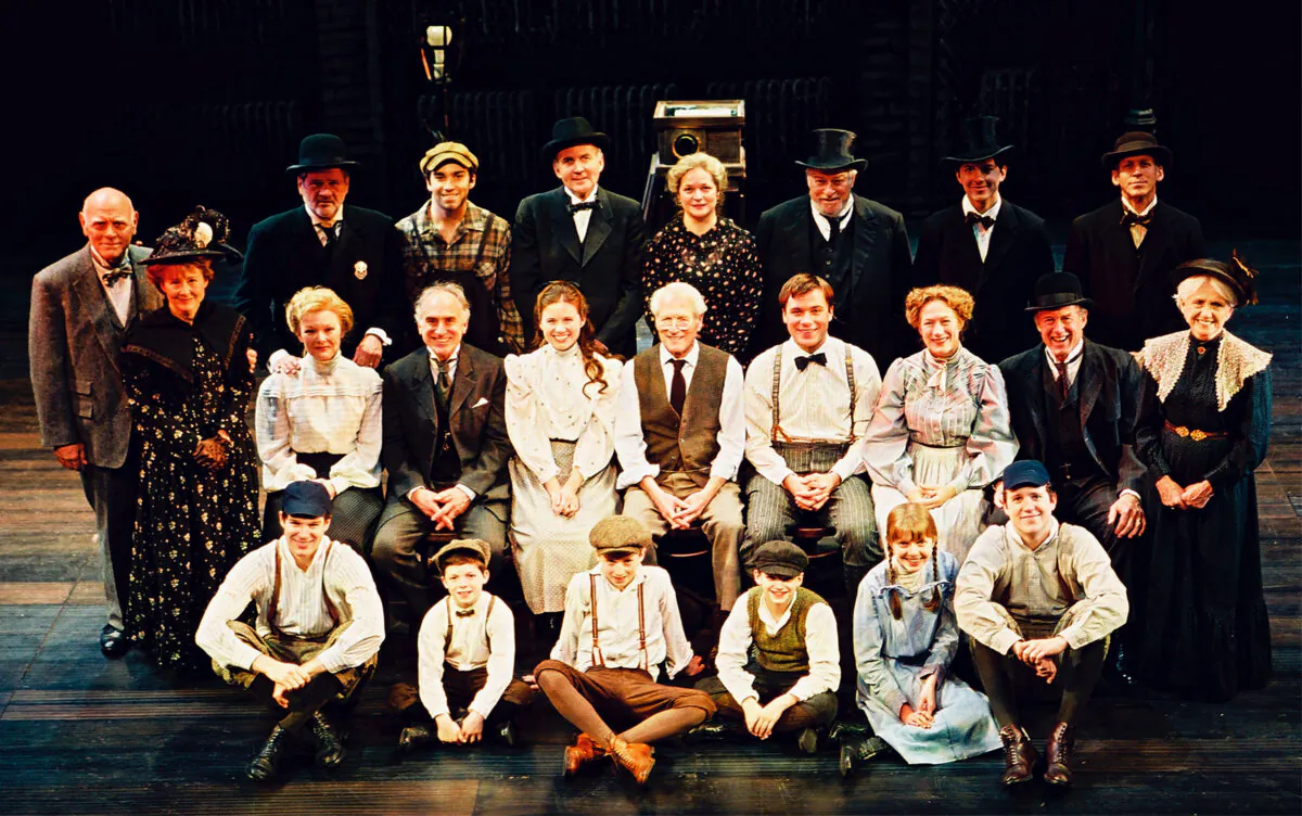 The cast of the 2003 Broadway revival of Thorton Wilder’s “Our Town,” a play that highlights element of Natural Theatre. (Joan Marcus/Getty Images)