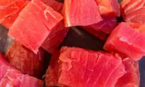 Bite-Sized Salmon Pieces Cook up Quickly After a Two-Hour Marinade
