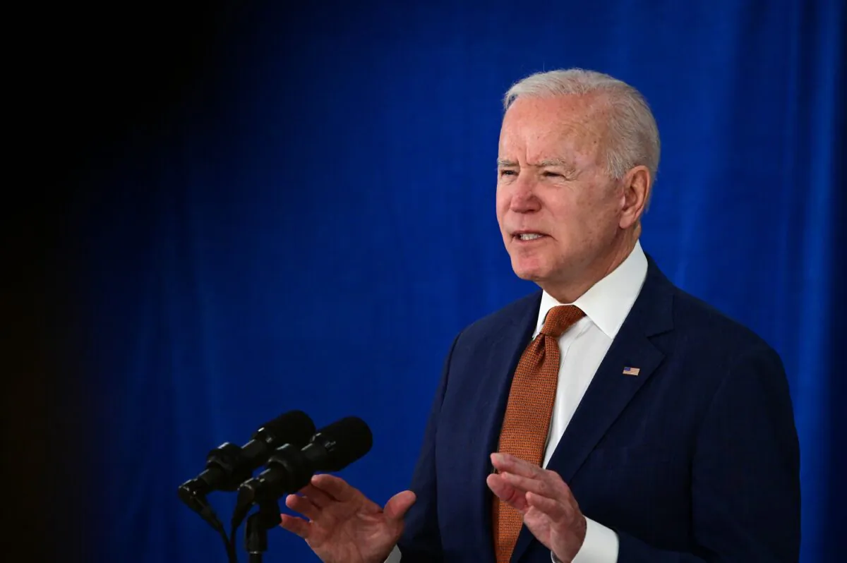 President Joe Biden speaks about the May jobs report at the Rehoboth Beach Convention Center, in Rehoboth Beach, Del., on June 4, 2021. (Jim Watson/AFP via Getty Images)