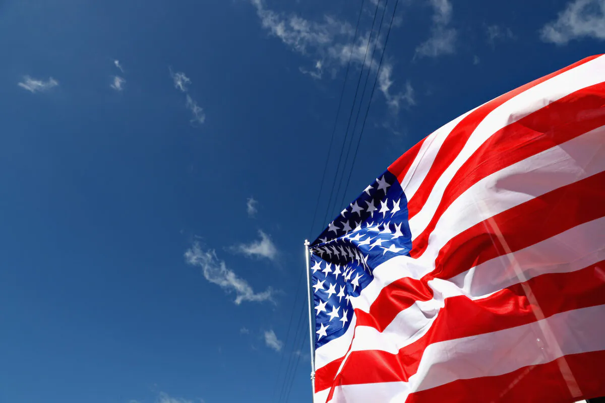 A United States flag flies in Austin, Texas, on Oct. 22, 2017. (Mark Thompson/Getty Images)