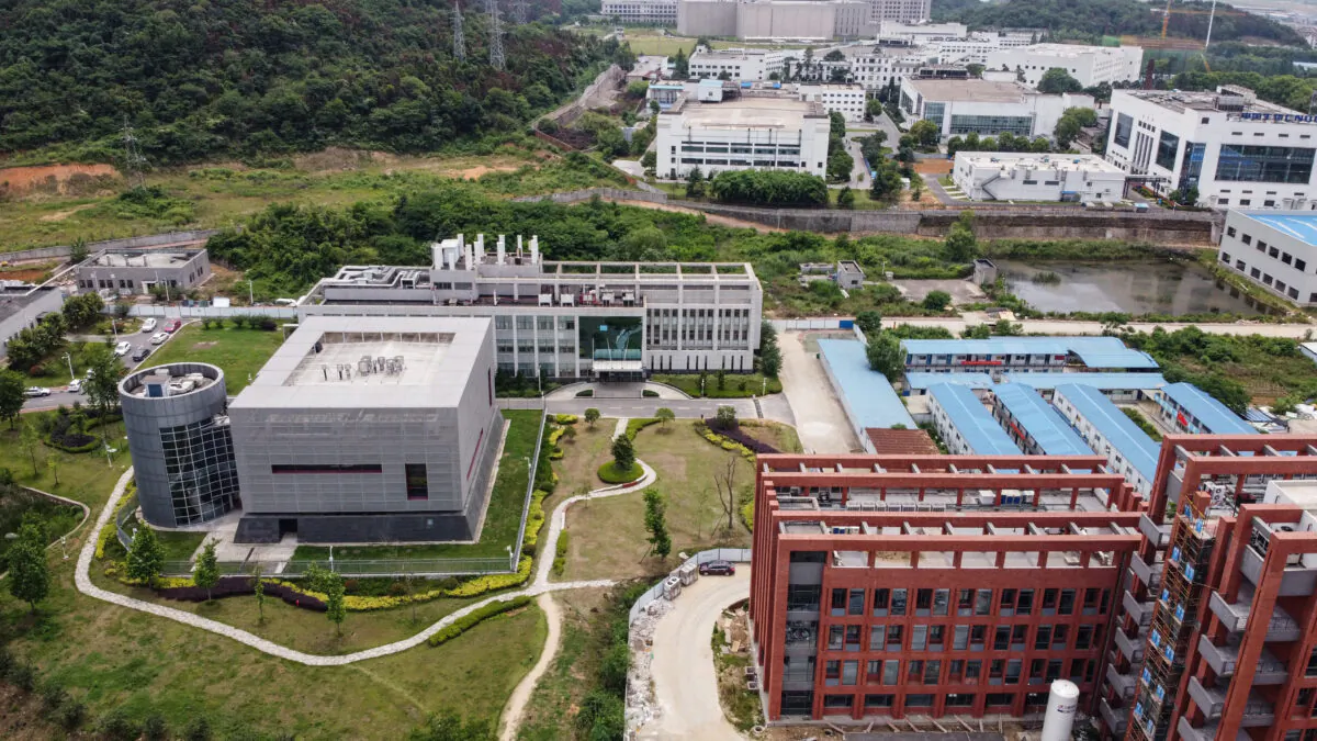 The P4 laboratory on the campus of the Wuhan Institute of Virology in Wuhan, China, Hubei Province, China, on May 13, 2020. (Hector Retamal/AFP via Getty Images)