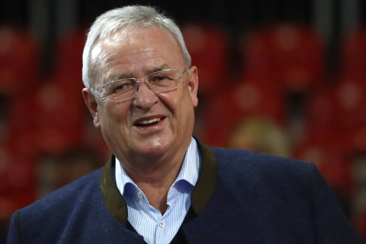 Martin Winterkorn, former CEO of the German car manufacturer Volkswagen, in Munich, Germany, on Nov. 30, 2018. (Matthias Schrader/AP Photo)