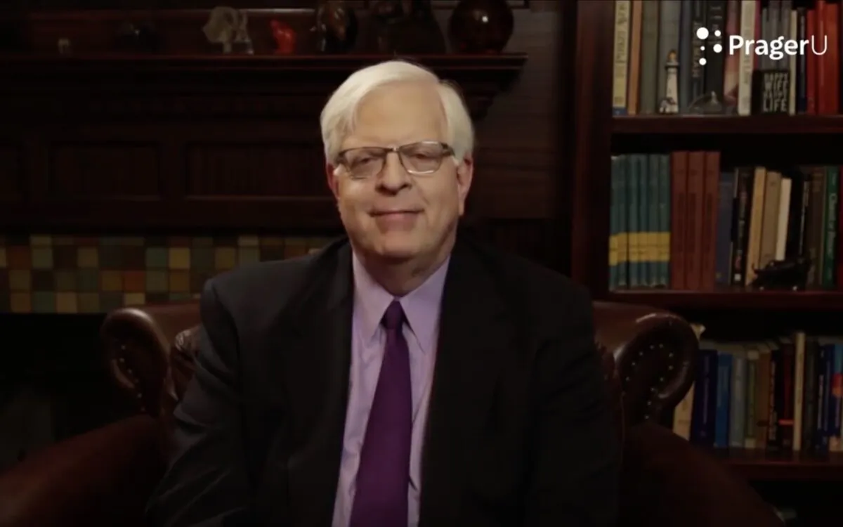 Dennis Prager in a video on the PragerU website. (Screenshot PragerU/The Epoch Times)