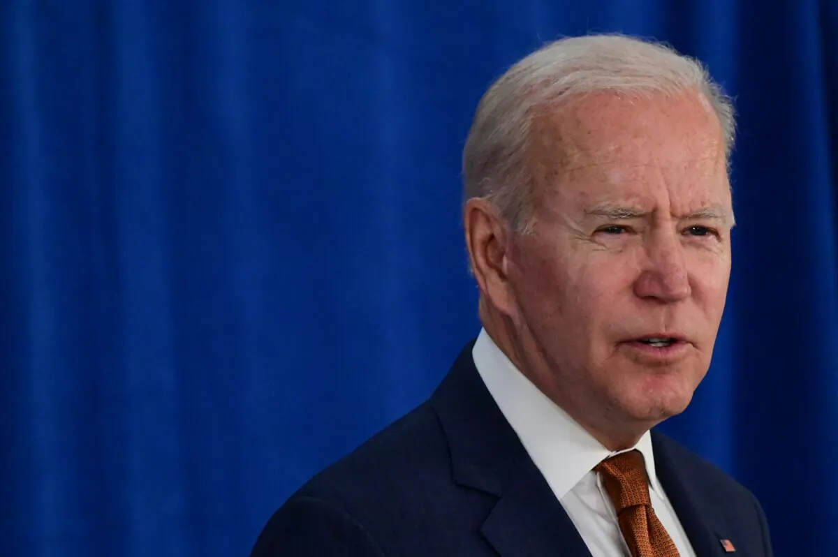 President Joe Biden speaks at the Rehoboth Beach Convention Center in Rehoboth Beach, Del., on June 4, 2021. (Jim Watson/AFP via Getty Images)