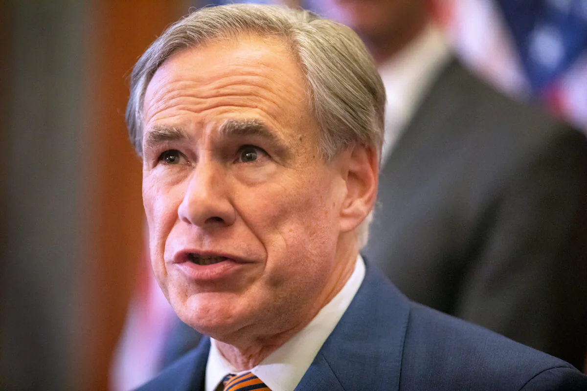Texas Gov. Greg Abbott is seen at the Texas State Capitol in Austin, Texas on June 8, 2021. (Montinique Monroe/Getty Images)