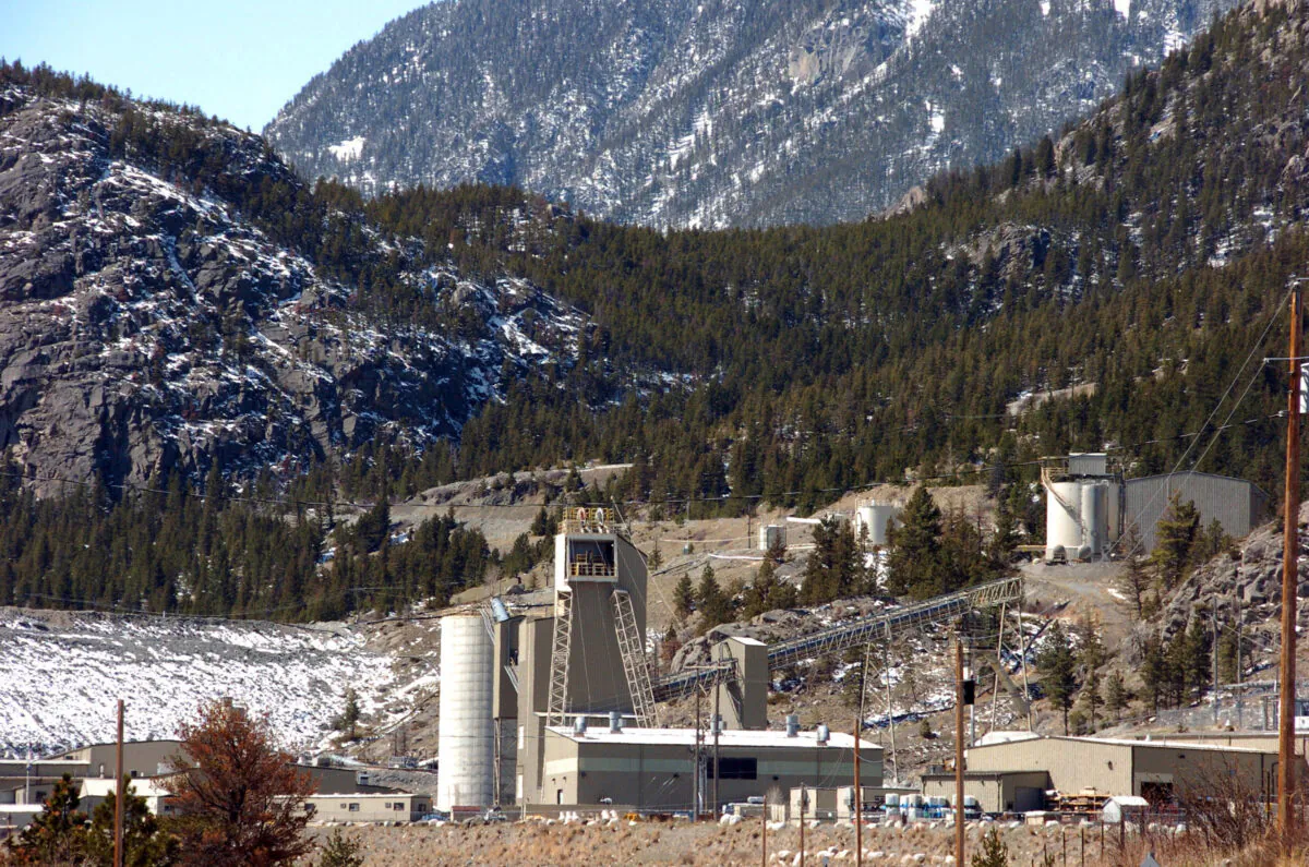 The Stillwater platinum and palladium mine near Nye, Mont., on May 2, 2013. (Matthew Brown/AP Photo/File)