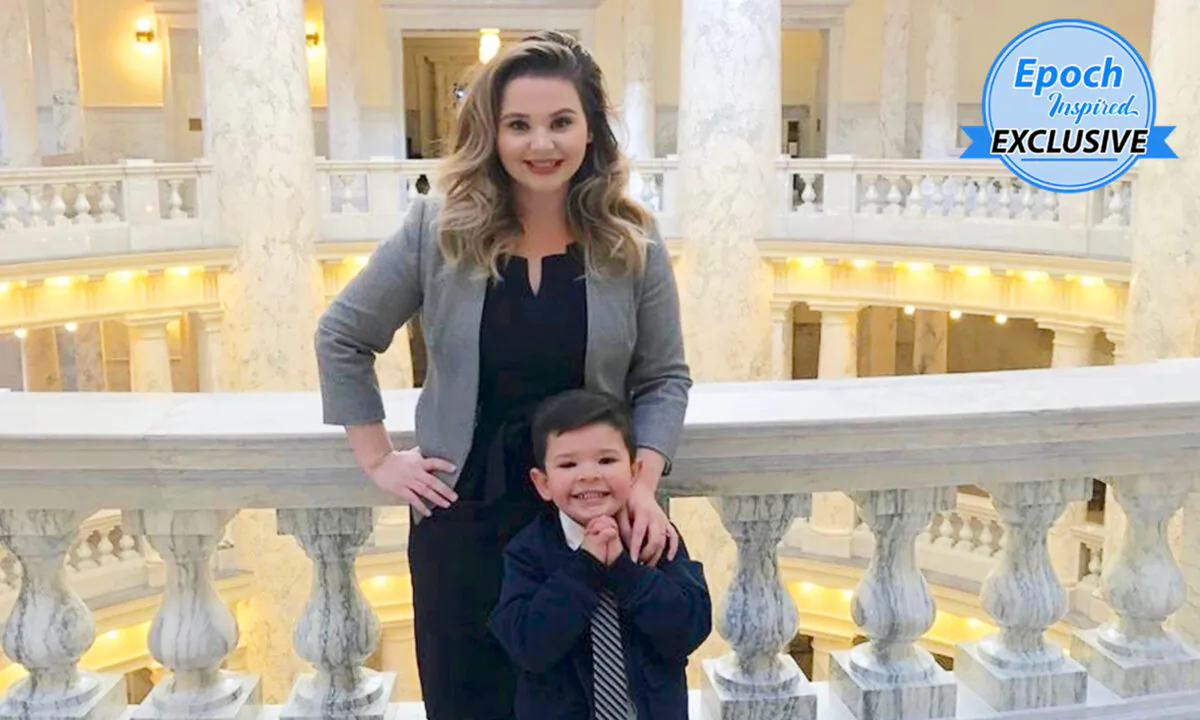 Rebekah Hagan with her 7-year-old son, Zechariah. She saved his life with the help of the abortion pill reversal treatment. (Courtesy of Rebekah Hagan)