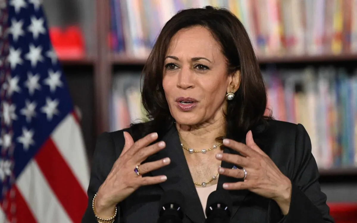 Vice President Kamala Harris speaks during a visit to the early childhood education center, CentroNía, in Washington, on June 11, 2021. (Jim Watson/AFP via Getty Images)