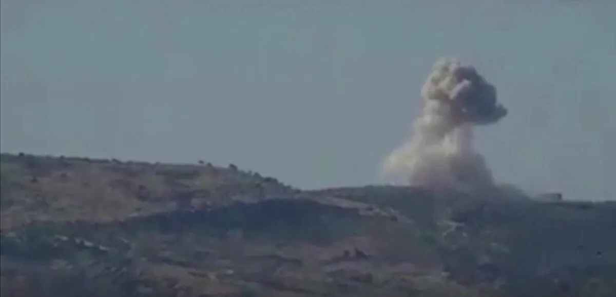This screenshot shows Syrian and Russian attacks on Syria's Idlib that kill civilians and rebels in a spike in violence, Syria, in June 2021. (Reuters/Screenshot via Epoch Times)