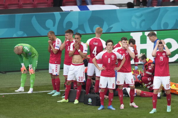 Denmark's players