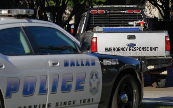 A Dallas police car
