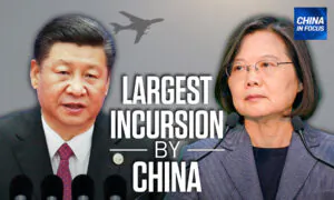 Chinese Military Jet Fleet Patrols Taiwan