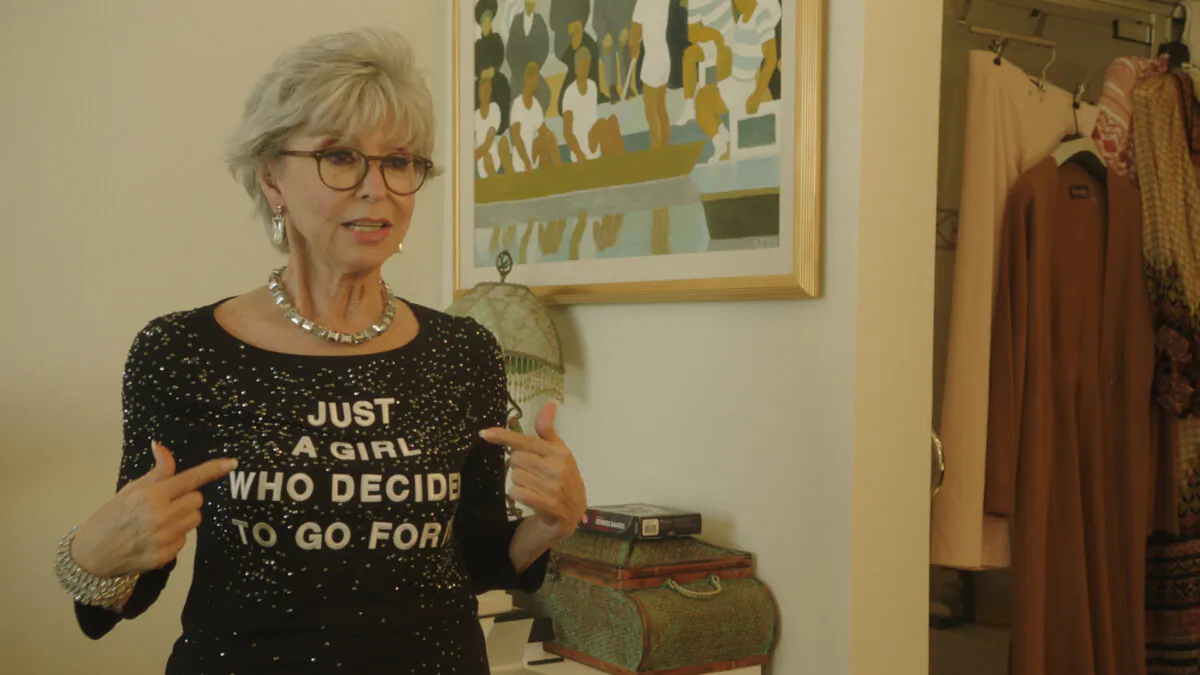 Rita Moreno in the documentary “Rita Moreno: Just a Girl Who Decided to Go for It.” (Roadside Attractions)