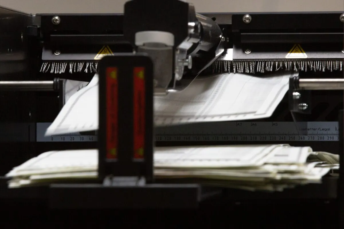 Ballots are counted in Arizona in a file photograph. (Courtney Pedroza/Getty Images)