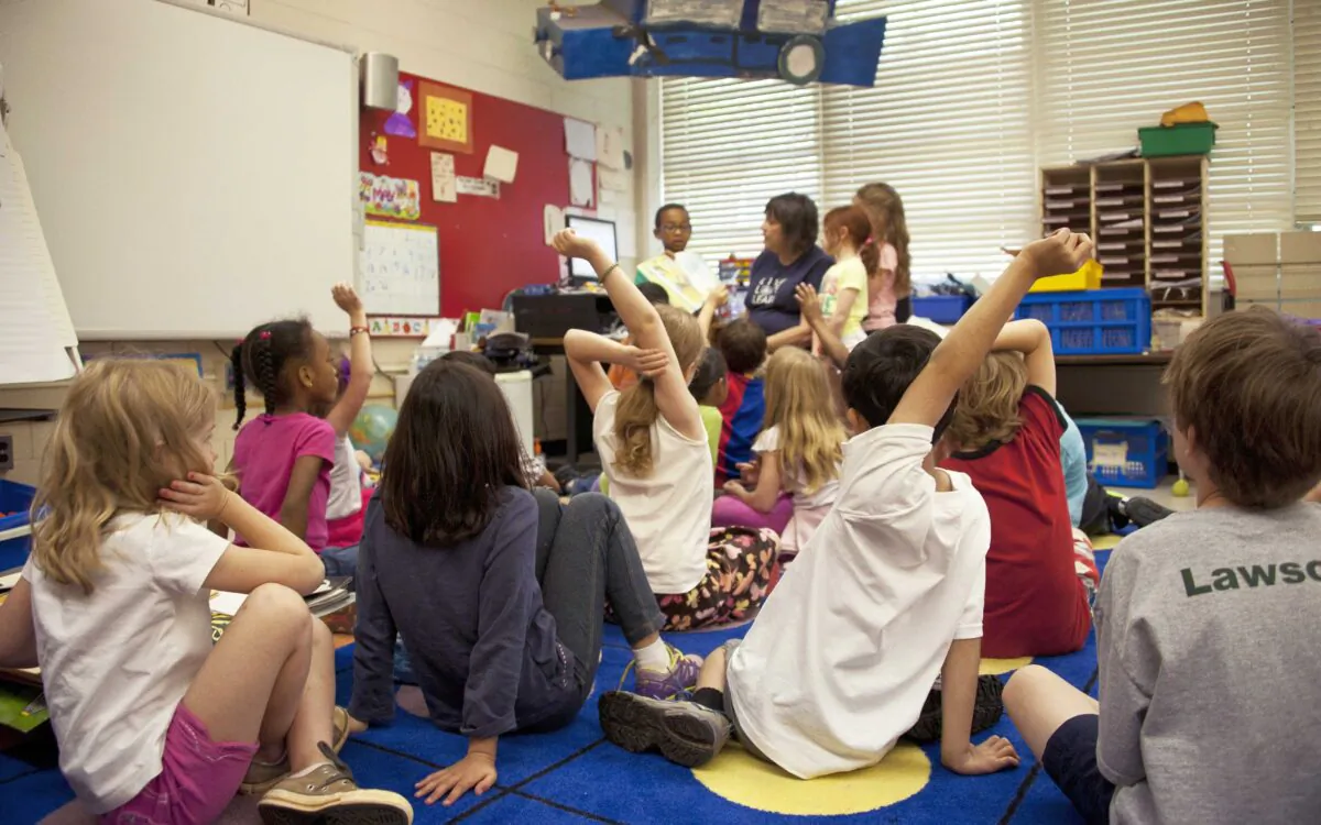 Children attend a class in a metropolitan Atlanta, Georgia primary school in this file photo. (CDC/Unsplash)