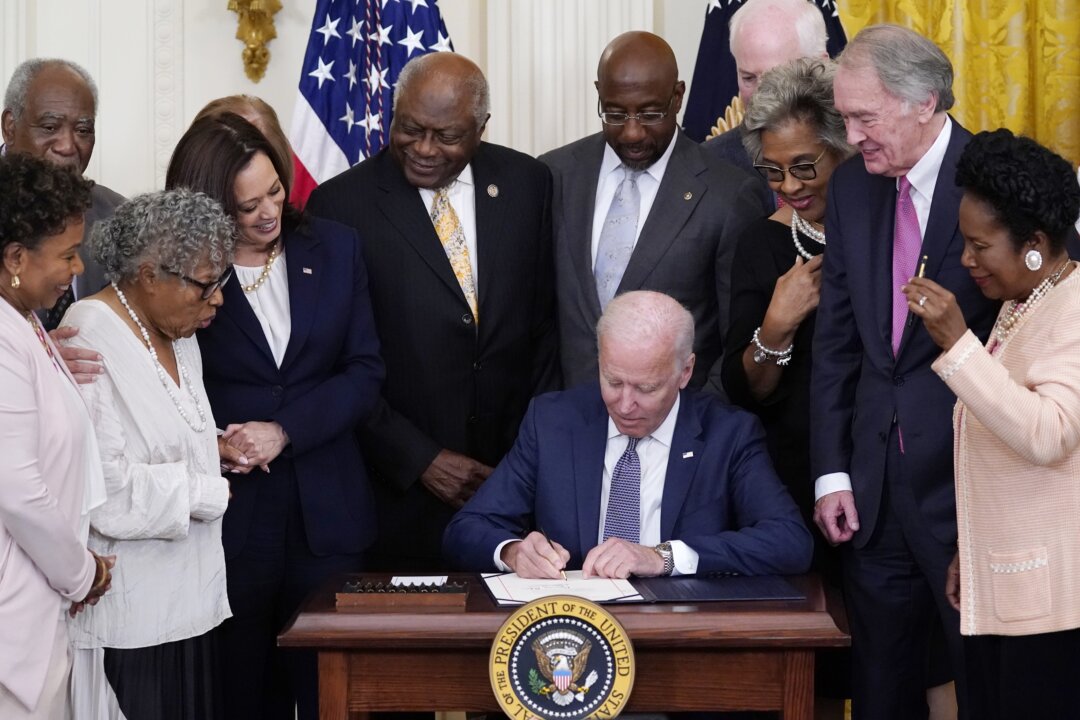Biden Signs Bill Making Juneteenth a Federal Holiday