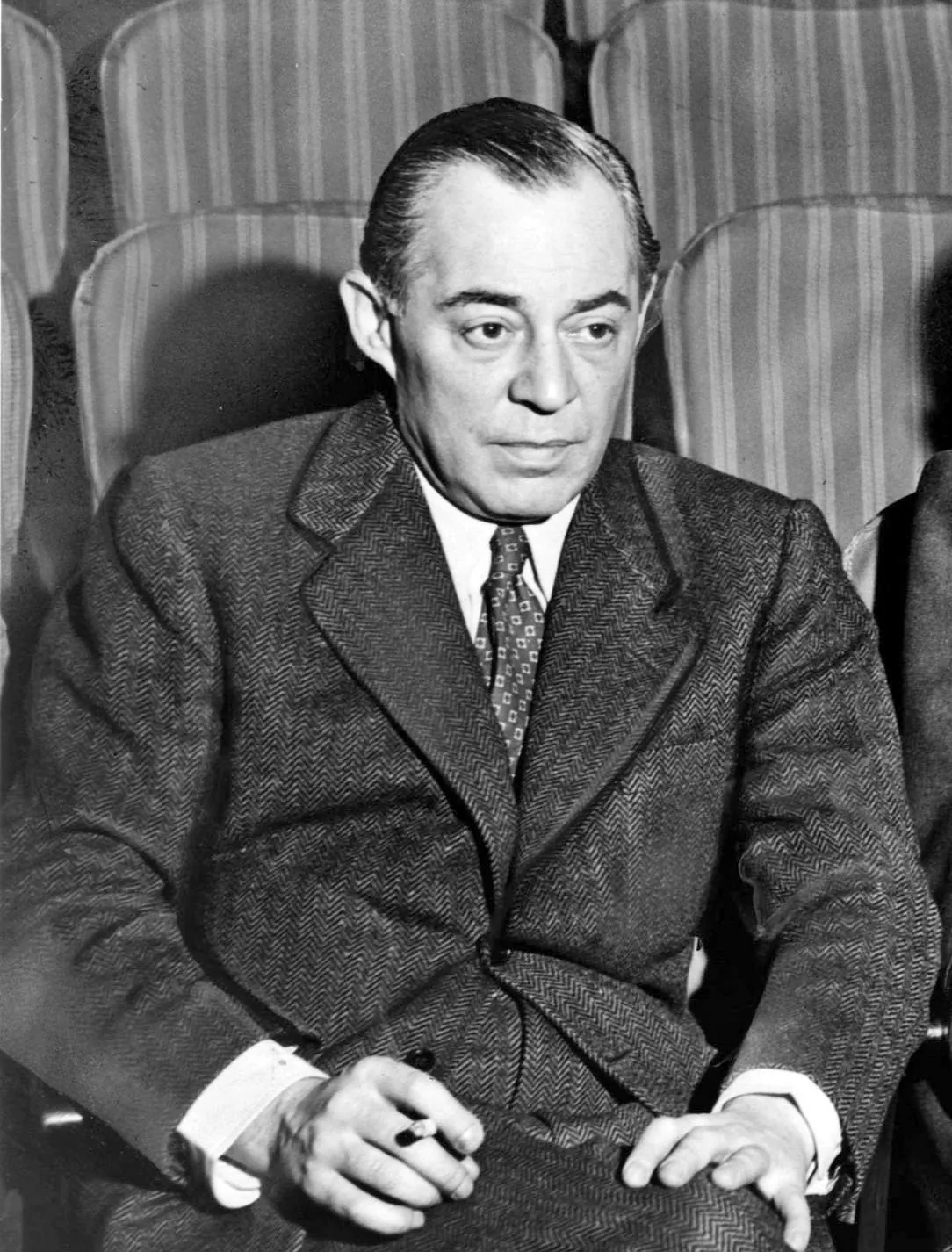 Richard Rodgers at the St. James Theatre in 1948. (Public Domain)