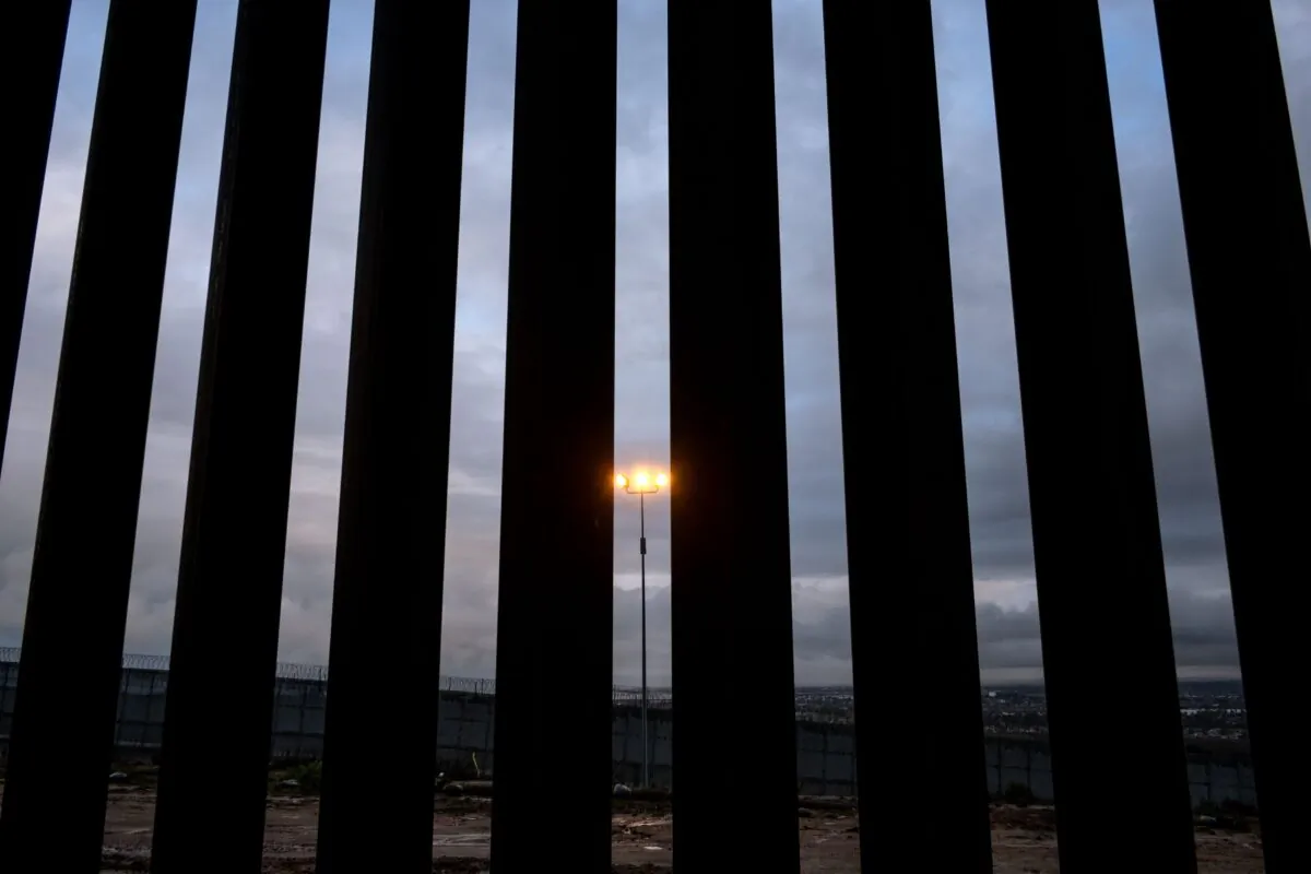 A section of the U.S.–Mexico border fence seen from Tijuana, Baja California State, Mexico, on Feb. 5, 2019. (Guillermo Arias/AFP via Getty Images)