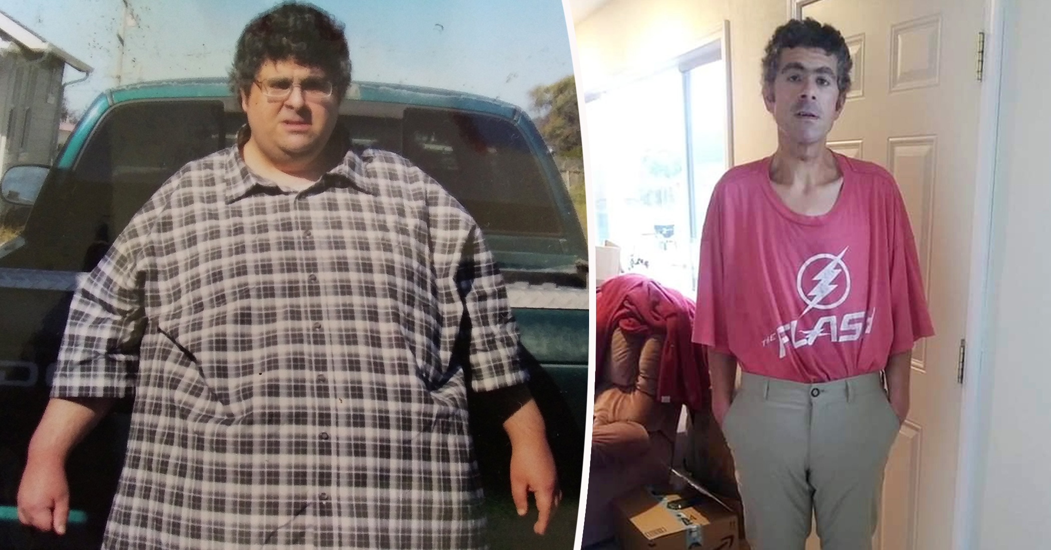 The 460-pound man who spent days in bed loses 61% of body weight through diet and walking