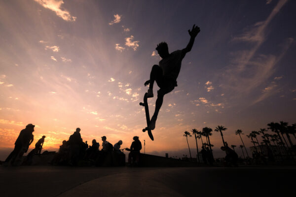 skateboarding-in-sunset