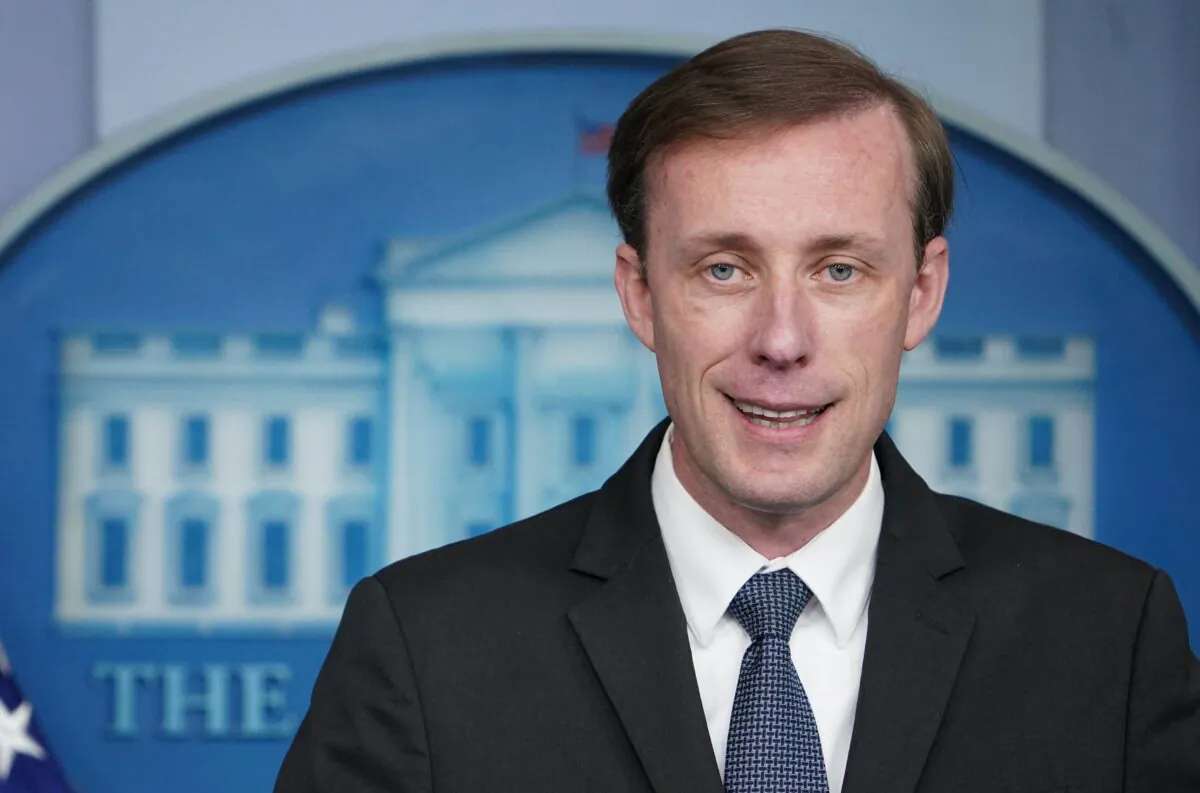 National Security Adviser Jake Sullivan speaks during the daily briefing in the Brady Briefing Room of the White House in Washington on June 7, 2021. (Mandel Ngan/AFP via Getty Images)