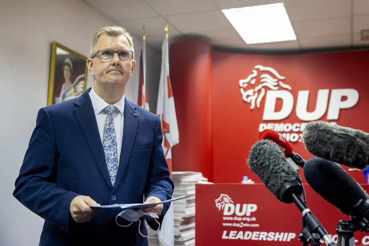 Sir Jeffrey Donaldson in an undated photo. (Liam McBurney/PA)