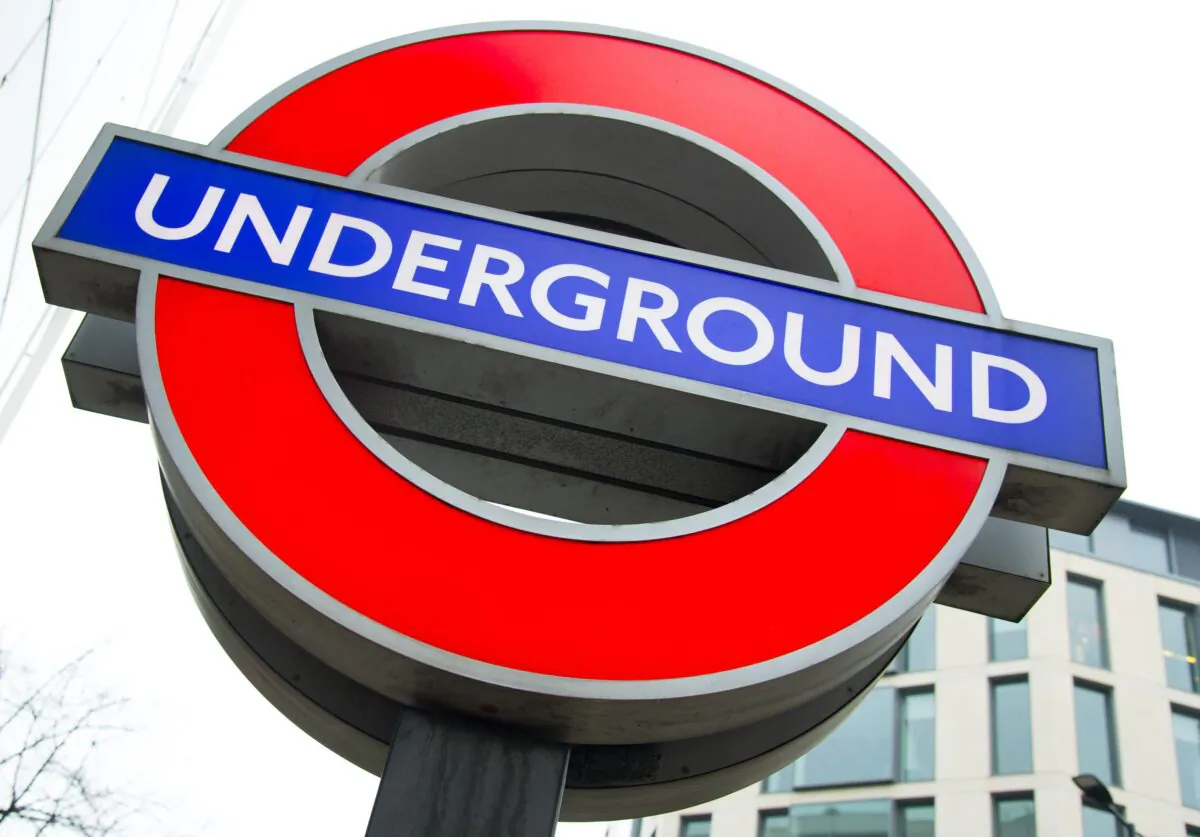A London Underground roundel in an undated file photo. (Ian West/PA)
