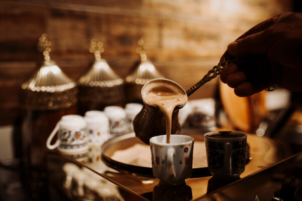 turkish coffee in the cup traditional turkish coffee
