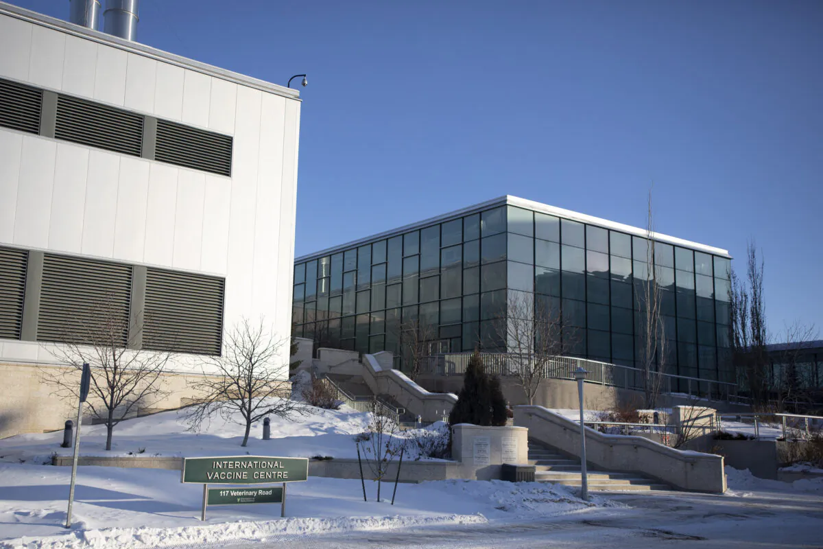 The Vaccine and infectious Disease Organization is shown at the University of Saskatchewan in Saskatoon on Feb. 5, 2021. (The Canadian Press/Kayle Neis)