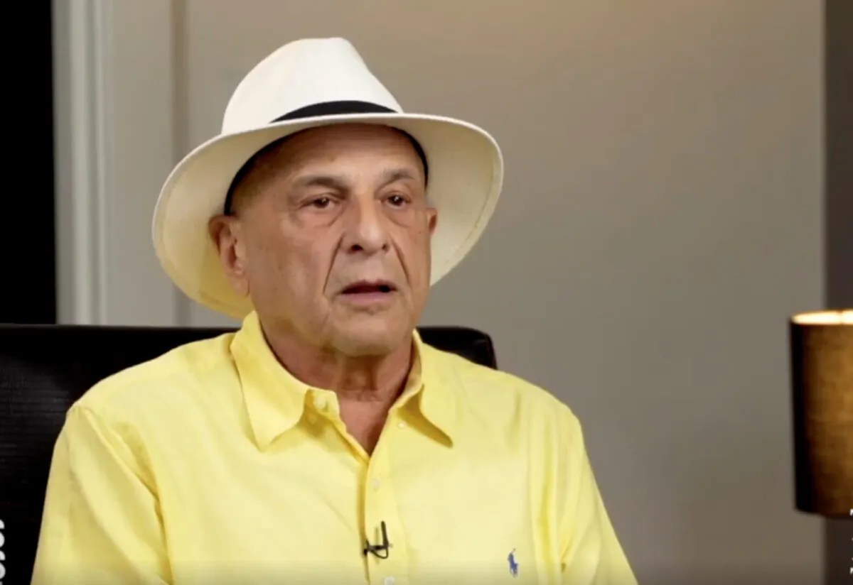 Roger Simon in an interview with EpochTV's CrossRoads. (Screenshot via The Epoch Times)