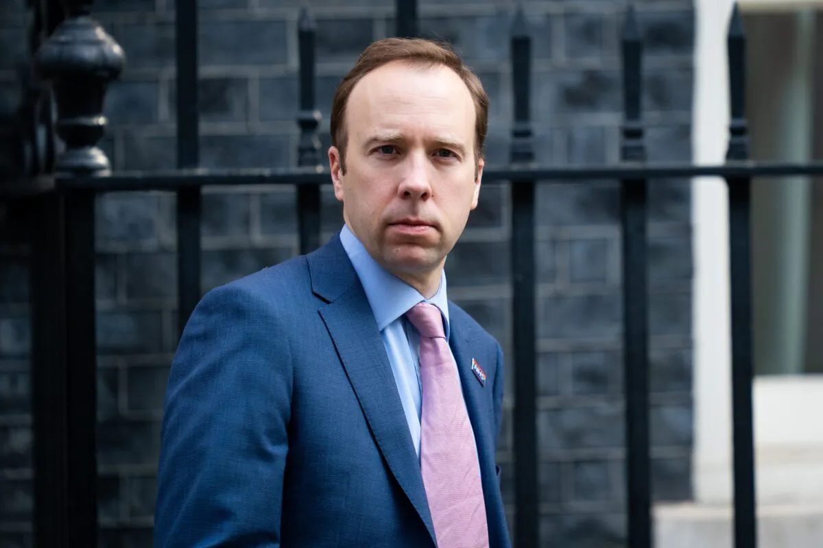 Matt Hancock in an undated file photo. (Aaron Chown/PA)