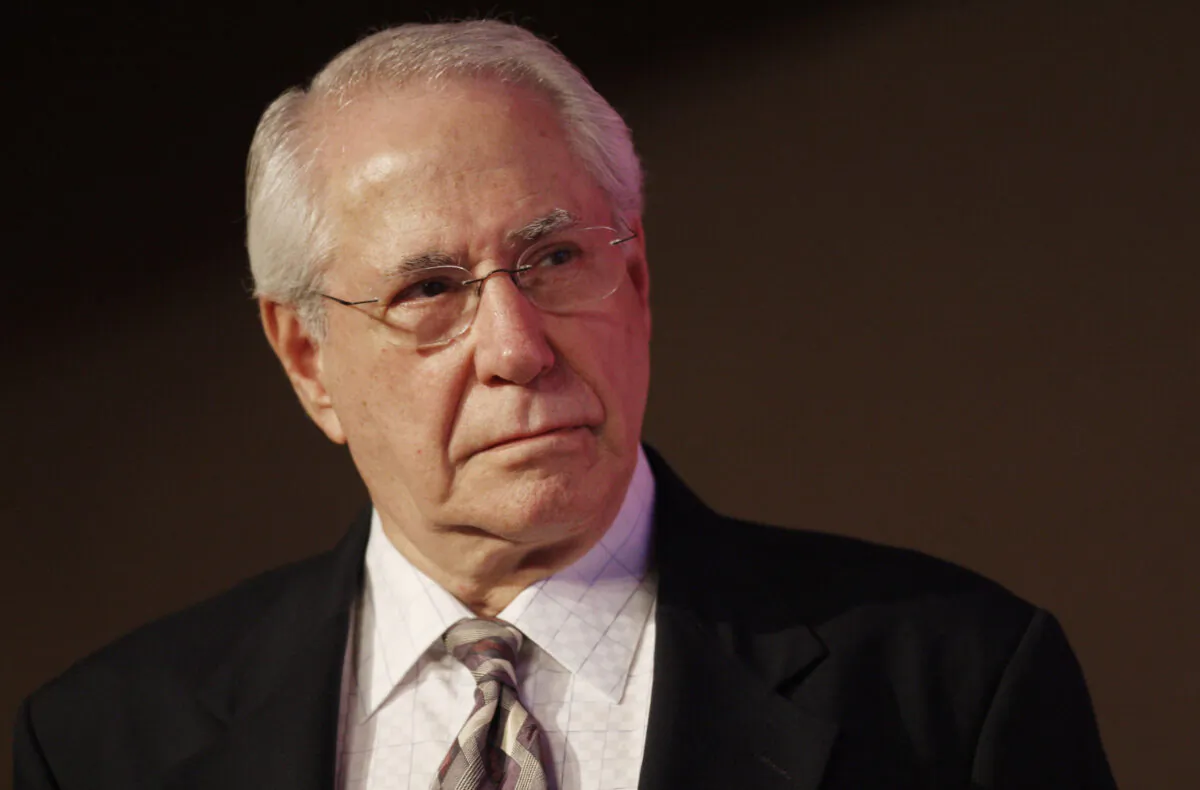 Democratic presidential hopeful and former Alaska Sen. Mike Gravel speaks at the "Take Back America" political conference in Washington, on June 19, 2007. (Charles Dharapak/File/AP Photo)