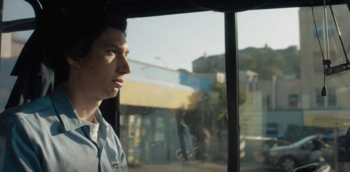 Adam Driver plays a bus driver named Paterson in Paterson, N.J., in “Paterson.” (Amazon Studios)