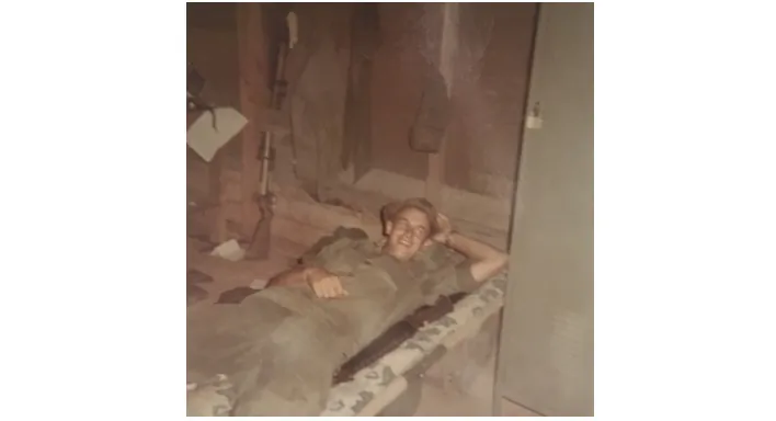 Andy Smith arrived in Vietnam in September 1967. (Courtesy of Gwen Burchard Smith)