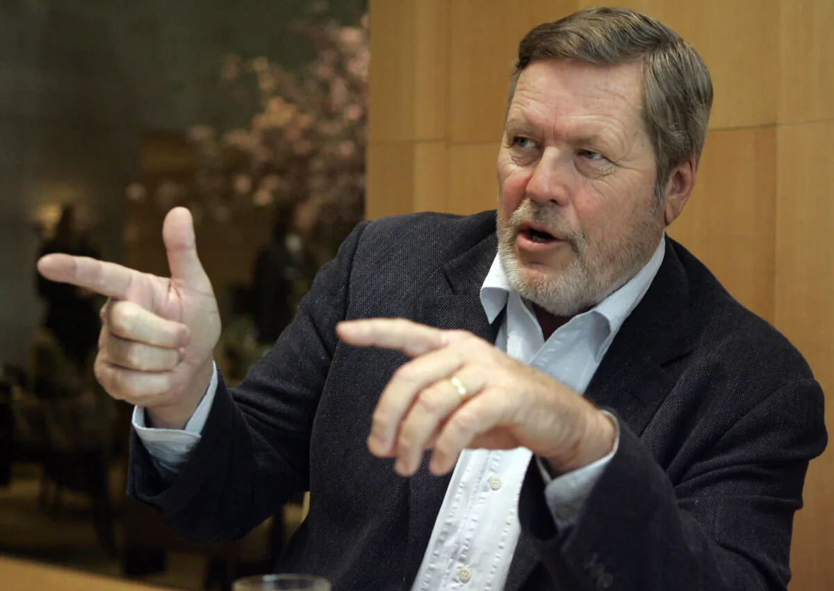 John Langley, creator of television's "Cops," gestures during an interview in New York City on May 1, 2007. (Richard Drew/AP Photo)