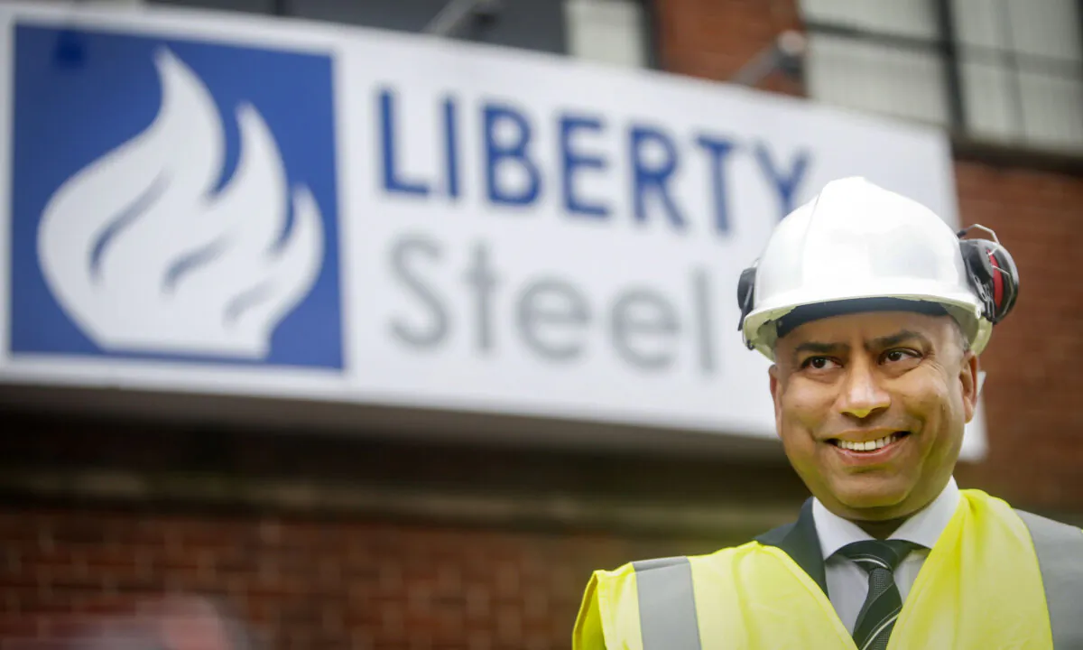 Sanjeev Gupta, the head of the Liberty Group on April 8, 2016. (Danny Lawson/PA)