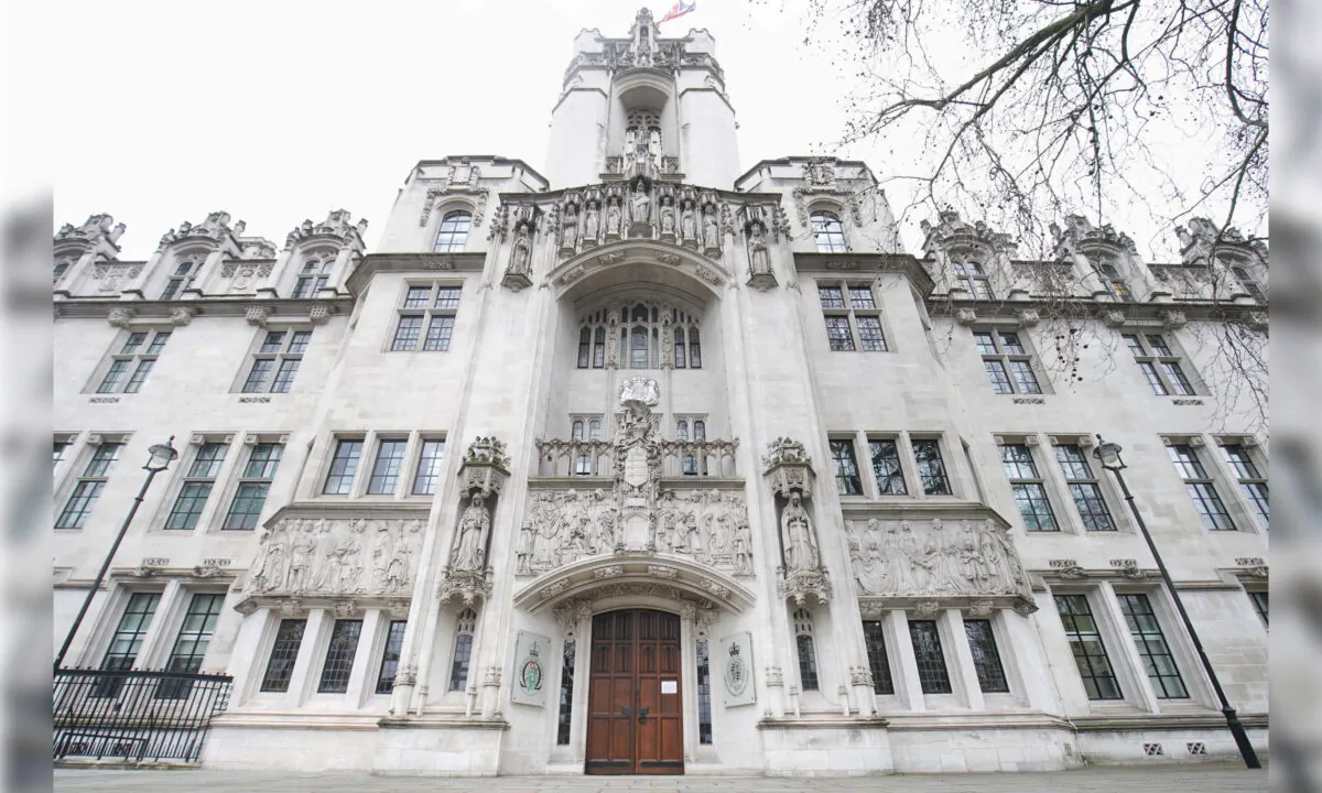 Undated photo of the UK Supreme Court in Parliament Square, central London. (Aaron Chown/PA)